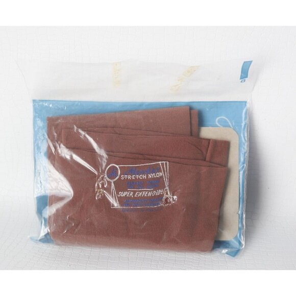 Vintage Lyse Mondor Stretch Nylon Stockings Fits All Sizes - Picture 4 of 4
